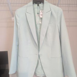 Express blazer in mint green